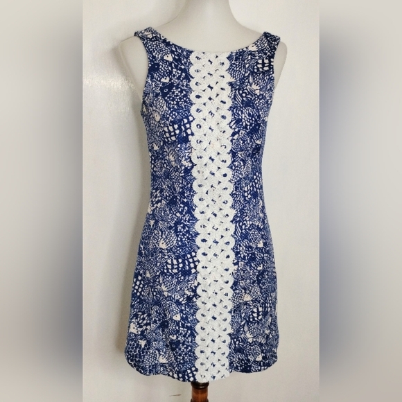 LILLY PULITZER BLUE FISH DRESS - Picture 8 of 10
